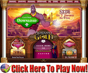 Aladdins Gold Casino : $200.00 Free Sign Up Bonus