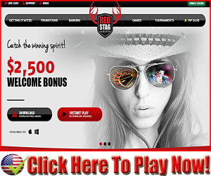 Red Stag Casino : $2,500 Free Sign Up Bonus
