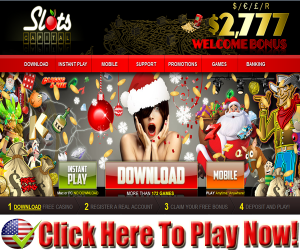 Slots Capital Casino : Free $2,550.00 Deposit Match Bonus