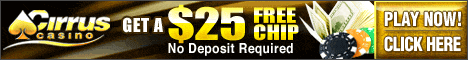 Cirrus - $25 Free Chip
